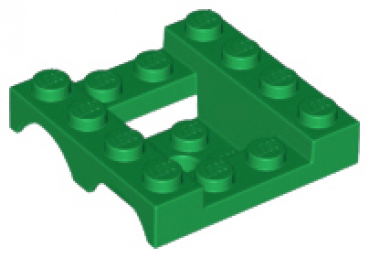 LEGO Auto Basis mit Radkasten 4x4x1 1/3 grün (24151)
